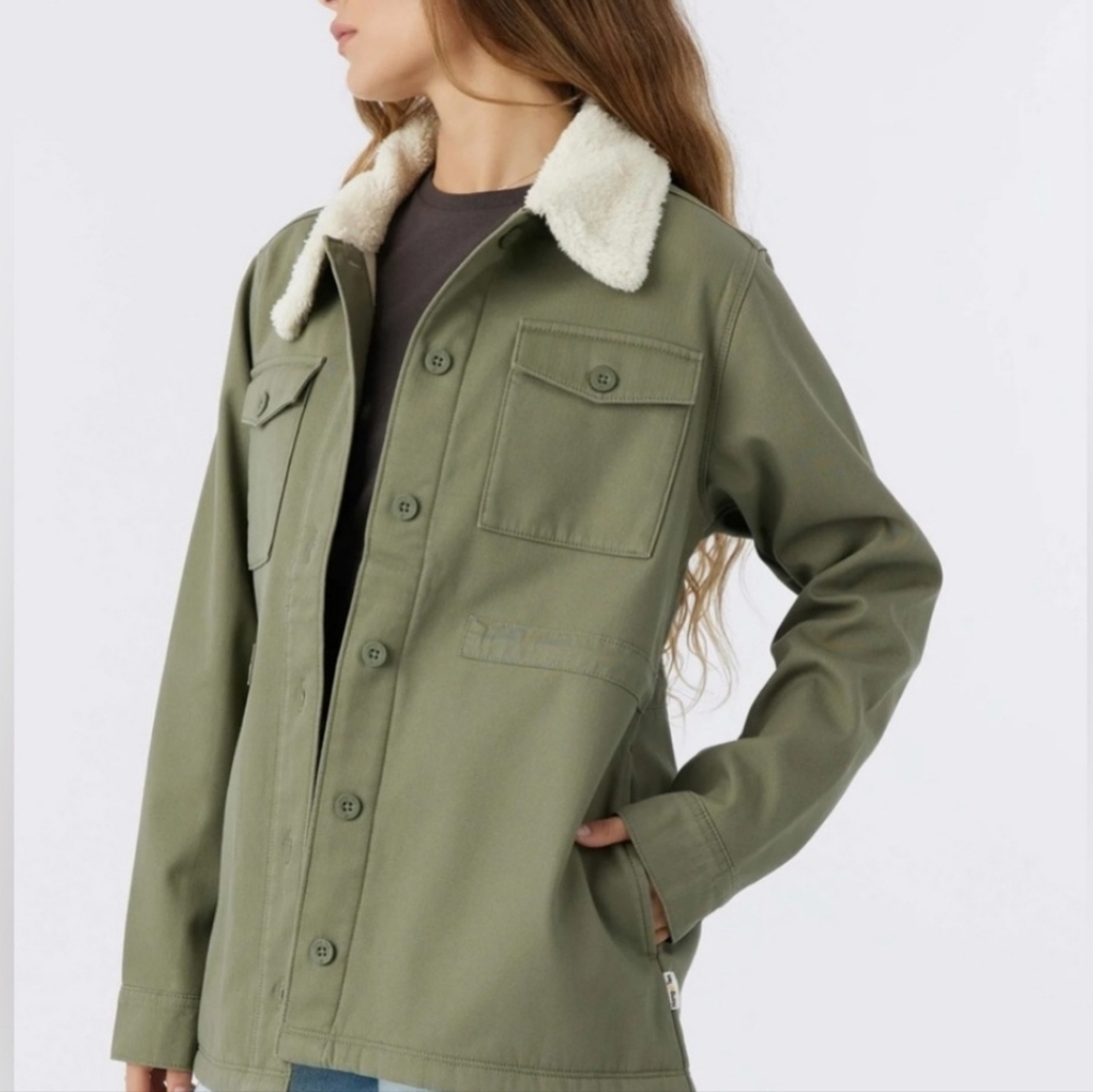 Hang Ten Olive Green Utility Jacket